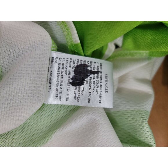 SHONAN BELLMARE FRIDAY NIGHT J LEAGUE JAPAN 12 GREEN STRIPE SHIRT SOCCER JERSEY - Picture 12 of 12